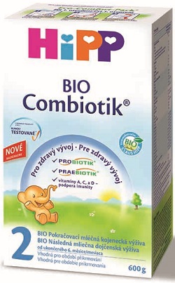 mléčná kojenecká výživa HiPP 2 BIO Combiotik